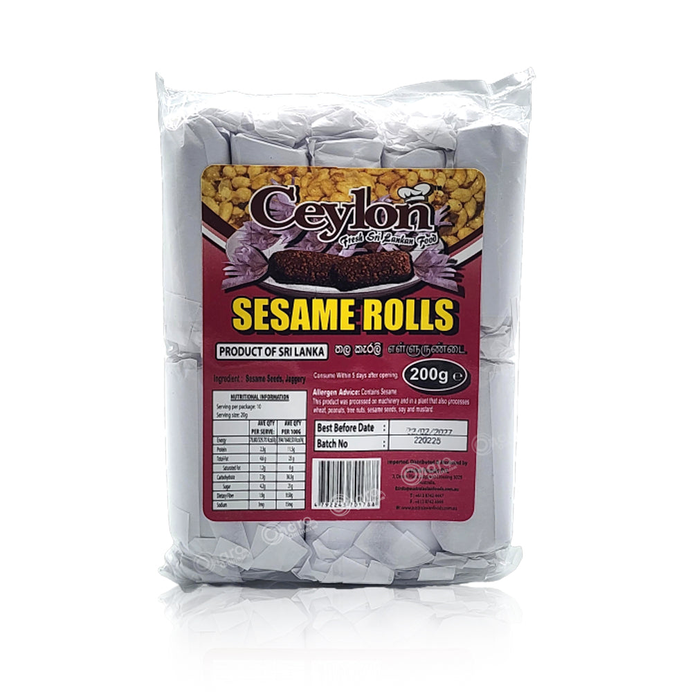 Ceylon Sesame Rolls 200g